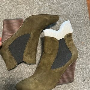 Steven by Steve Madden wedge booties